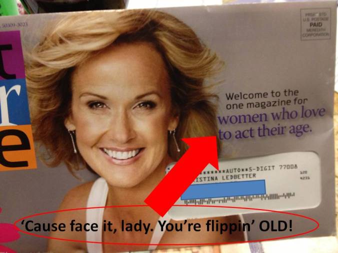 Magazine for me, the old lady