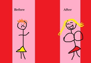 Boobs Before and After